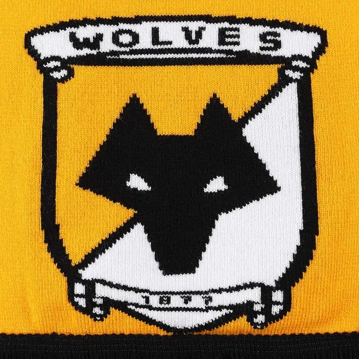 Wolverhampton Wanderers Kits Shop | Retro Crest Bar Scarf Wolves Jerseys and Gear
